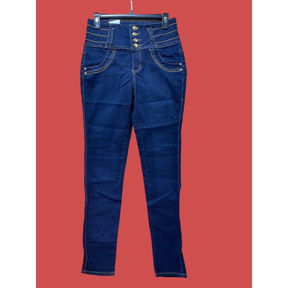 Mujer Moderna - Women's Columbia Stretch Pants - Levanta Cola - Navy Blue - # 9